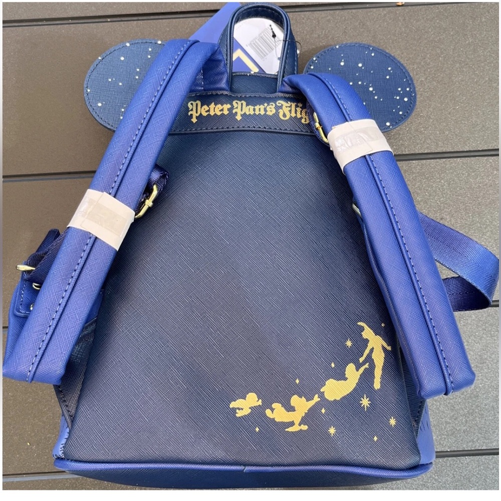 Mickey Mouse Main Attraction Loungefly Mini Backpack Peter Pan Flight MMMA New - Picture 2 of 4